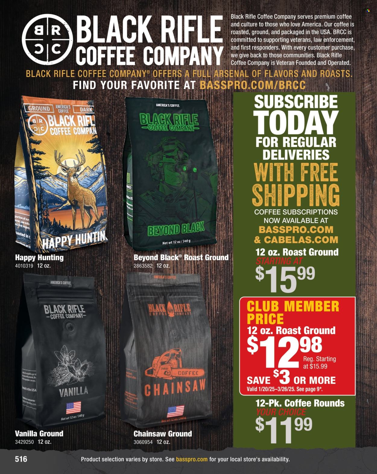 Cabela's ad. Page 1