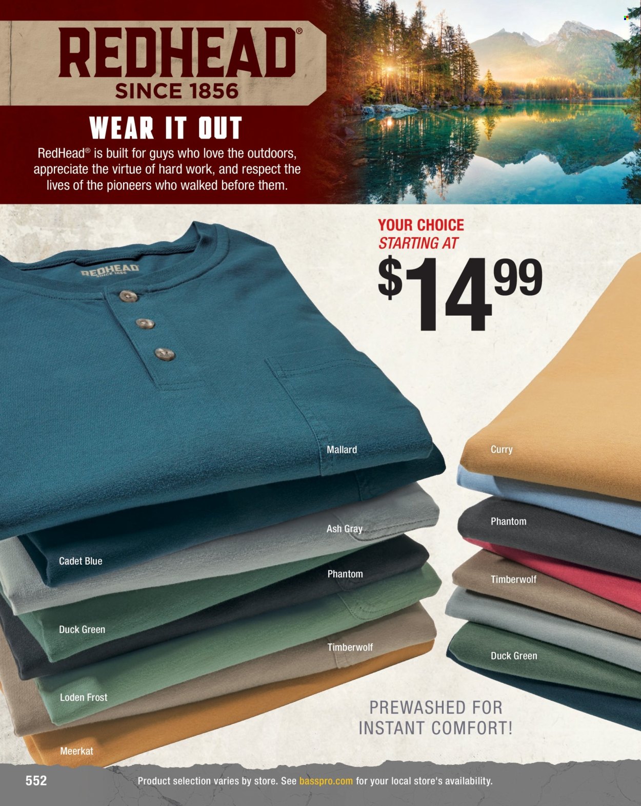 Cabela's ad. Page 1