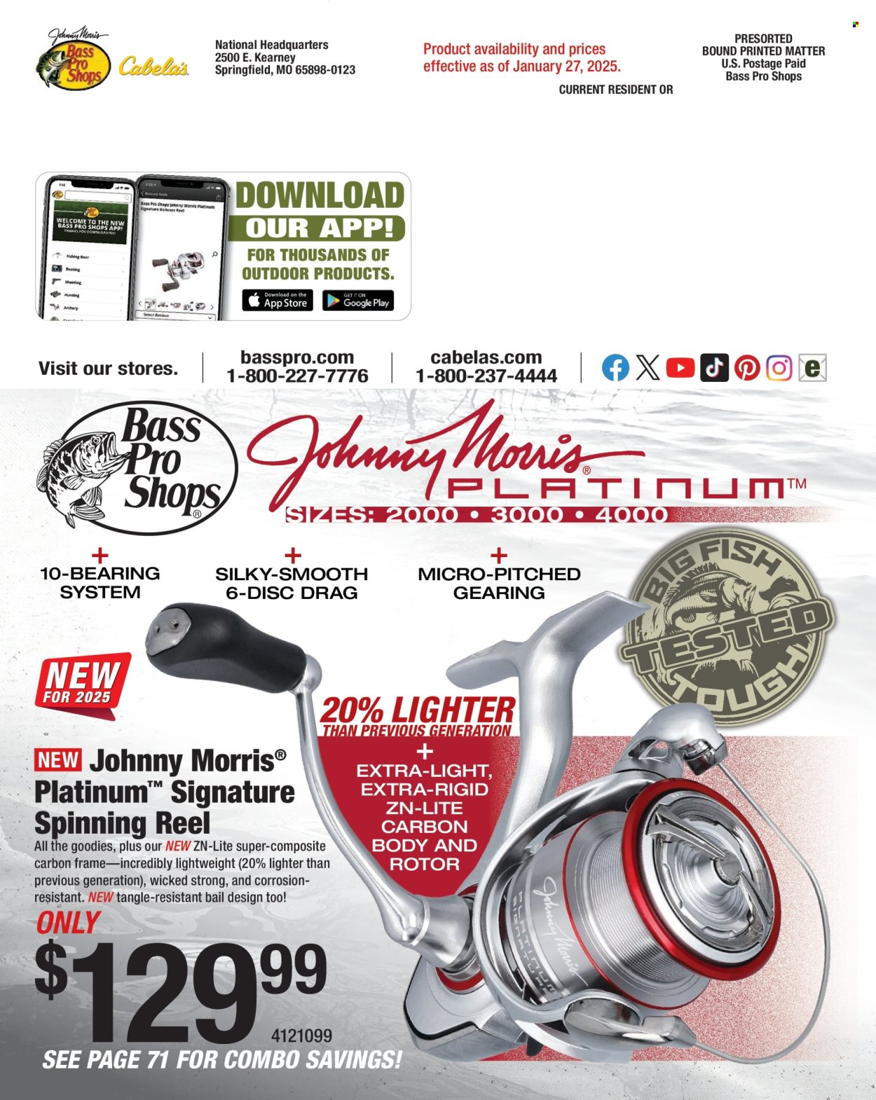 Cabela's ad. Page 1